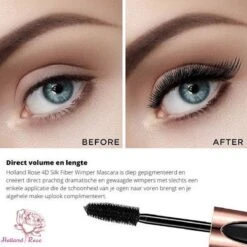 4D Fiber Waterproof Mascara - Zwart - Lange En Volle Wimpers -Modecosmetica Winkel 1200x1200 1403