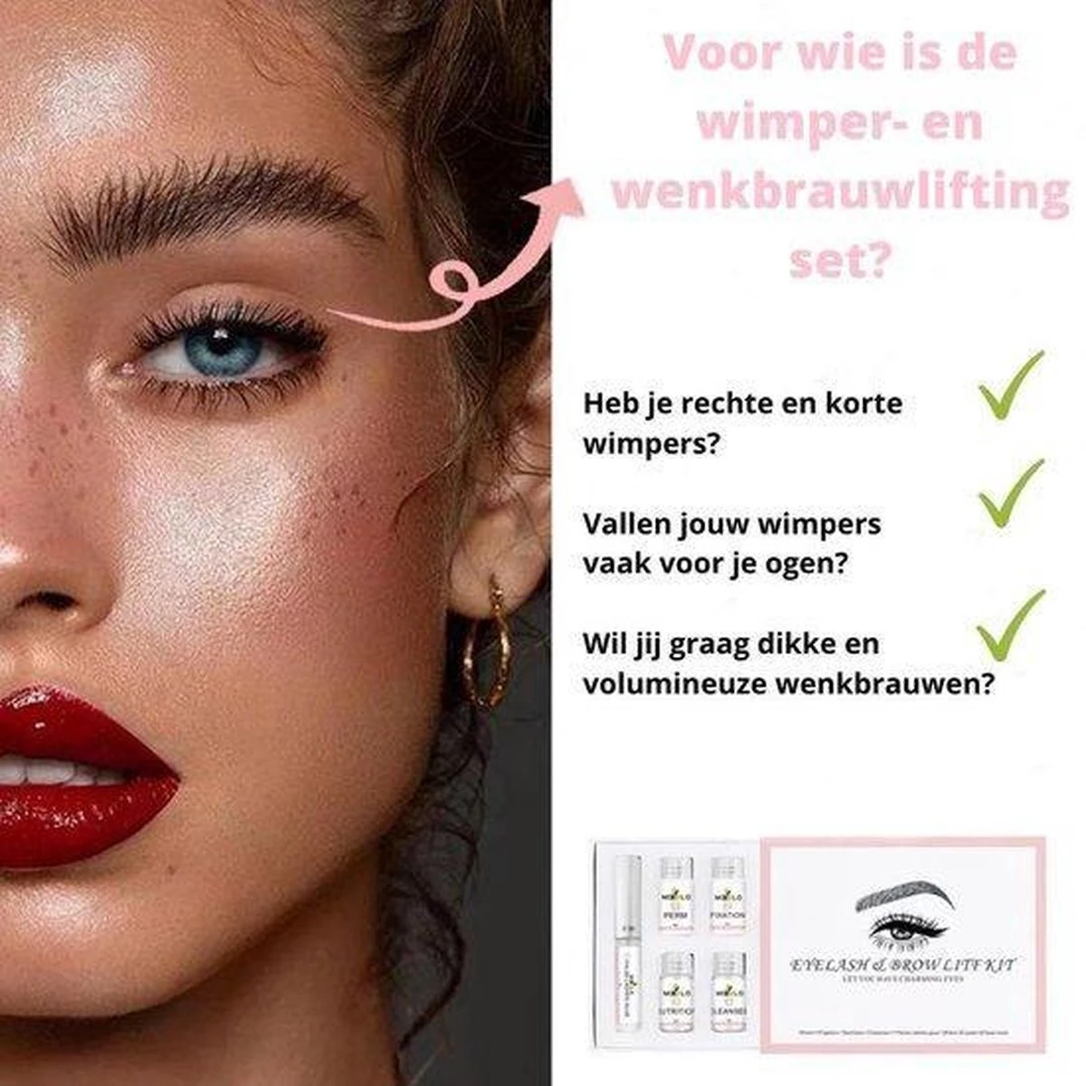 Mimlo Professionele Wimper & Wenkbrauw Lifting Set - Lash Lift Kit - Wimperlifting Set - Browlift - Permanente Wimper Kruller - Lash & Brow Lift Kit 5 Mimlo Professionele Wimper & Wenkbrauw Lifting Set - Lash Lift Kit - Wimperlifting Set - Browlift - Permanente Wimper Kruller - Lash & Brow Lift Kit - Image 3