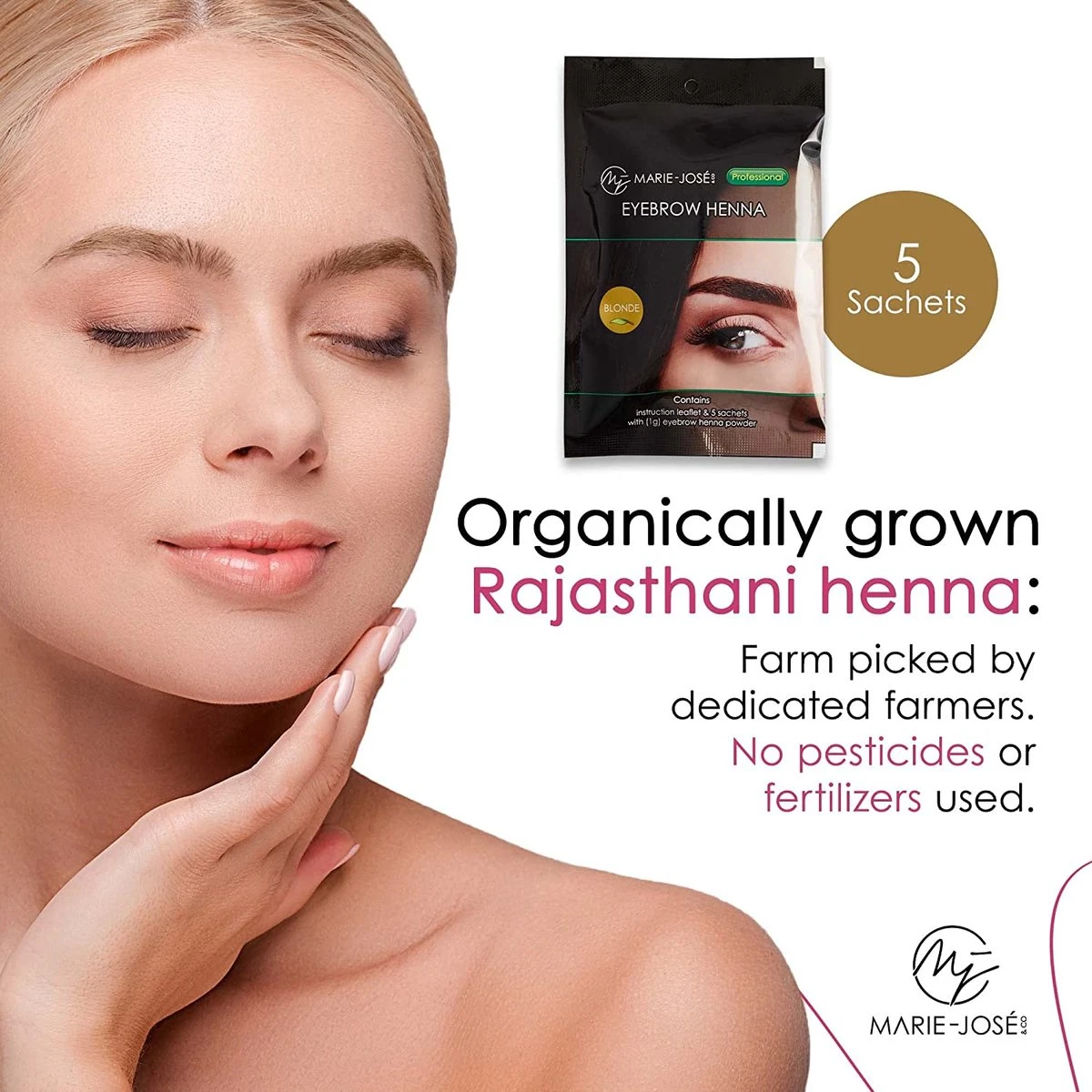 Henna Wenkbrauwverf Blond | Henna Brows |Geschikt Voor Minstens 25 Toepassingen 7 Henna Wenkbrauwverf Blond | Henna Brows |Geschikt Voor Minstens 25 Toepassingen - Image 5