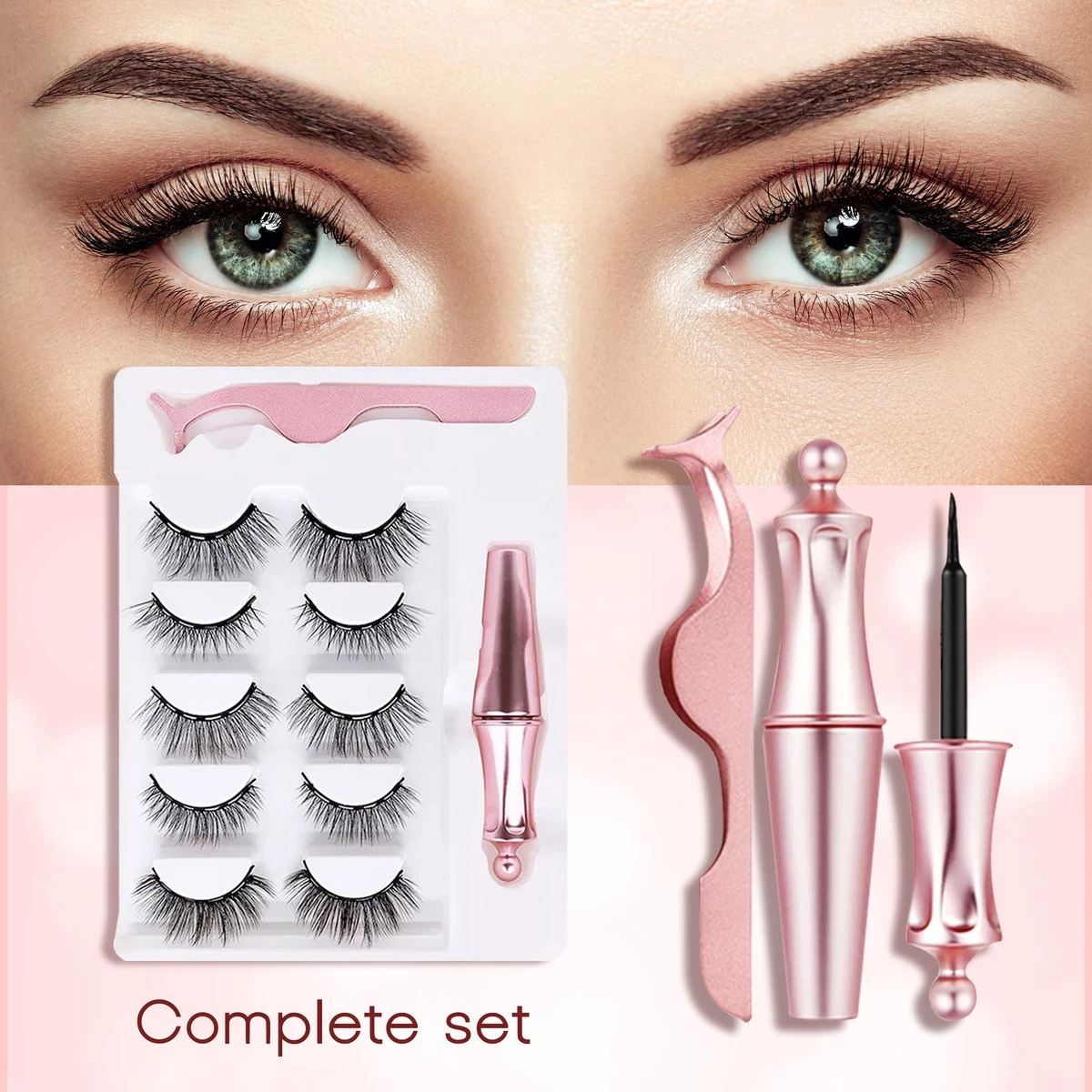 Merkloos La Liva Magnetische Wimpers - Inclusief Eyeliner En Wimper Pincet - 5 Magneetjes - Wimperextentions - Wimperlifting Set - Lash Lift 12 Merkloos La Liva Magnetische Wimpers - Inclusief Eyeliner En Wimper Pincet - 5 Magneetjes - Wimperextentions - Wimperlifting Set - Lash Lift - Image 10