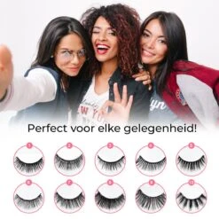 Mina Beauty Magnetische Wimpers – Magnetic Lashes - Wimperset (10 Stuks) Met 2 Magnetische Eyeliners En Een Applicator 15 Mina Beauty Magnetische Wimpers – Magnetic Lashes - Wimperset (10 Stuks) Met 2 Magnetische Eyeliners En Een Applicator -Modecosmetica Winkel 1200x1200 1594