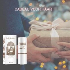 Merkloos Premium Wenkbrauw Stempel - Wenkbrauw Sjabloon - Wenkbrauwstempel - Brow Stamp - 10 Sjablonen - Borsteltje - Herbruikbaar - Waterdicht - Cadeau Voor Haar - Mediumbruin -Modecosmetica Winkel 1200x1200 1769