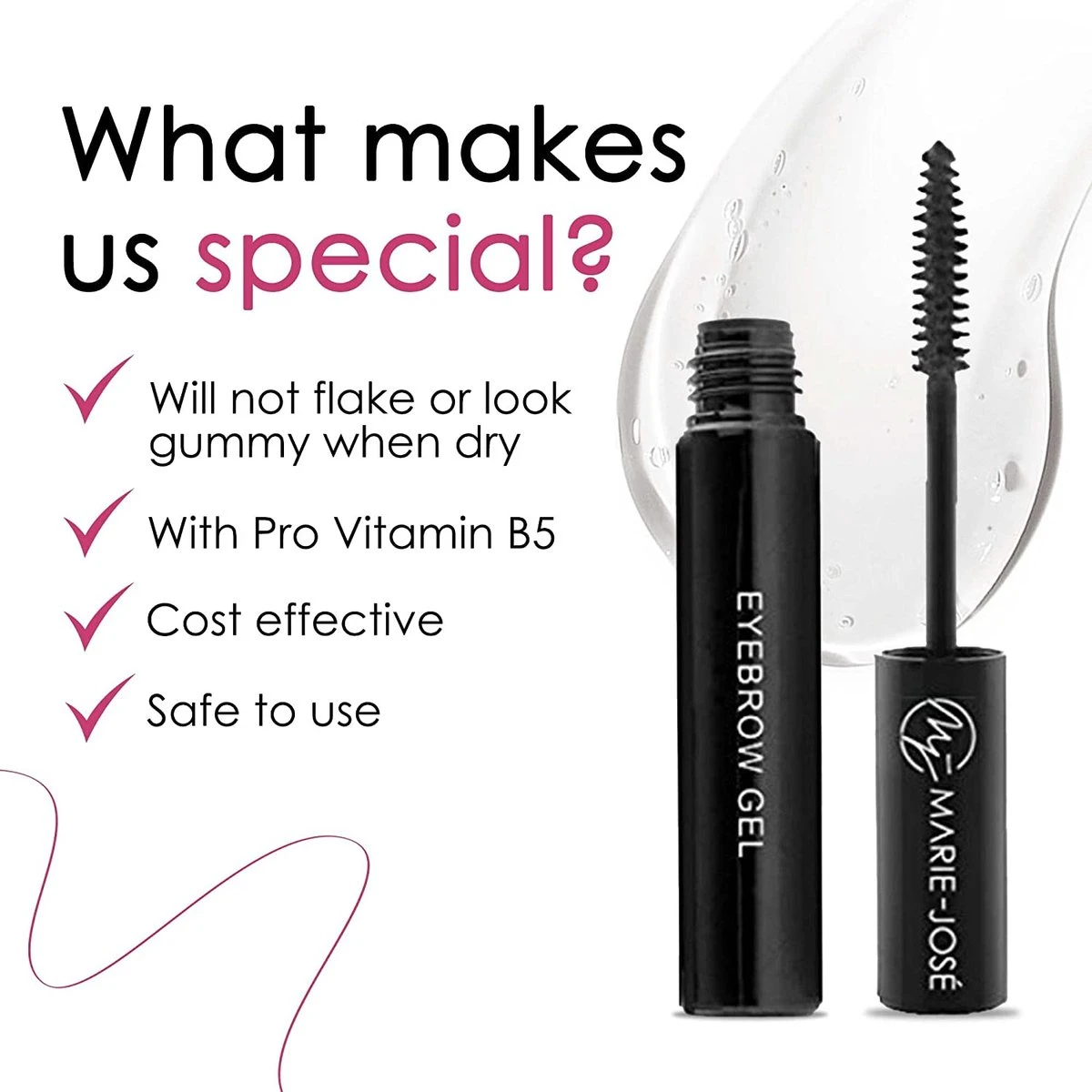 Marie-José & Co Wenkbrauwgel Transparant - 10 Ml 5 Marie-José & Co Wenkbrauwgel Transparant - 10 Ml - Image 3