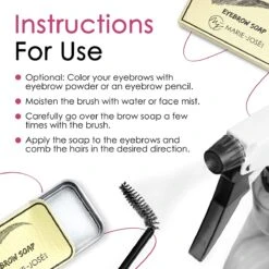 Marie-José & Co Brow Soap - Wenkbrauw Styling Zeep / Gel - Kleurloos 15 Marie-José & Co Brow Soap - Wenkbrauw Styling Zeep / Gel - Kleurloos -Modecosmetica Winkel 1200x1200 1840