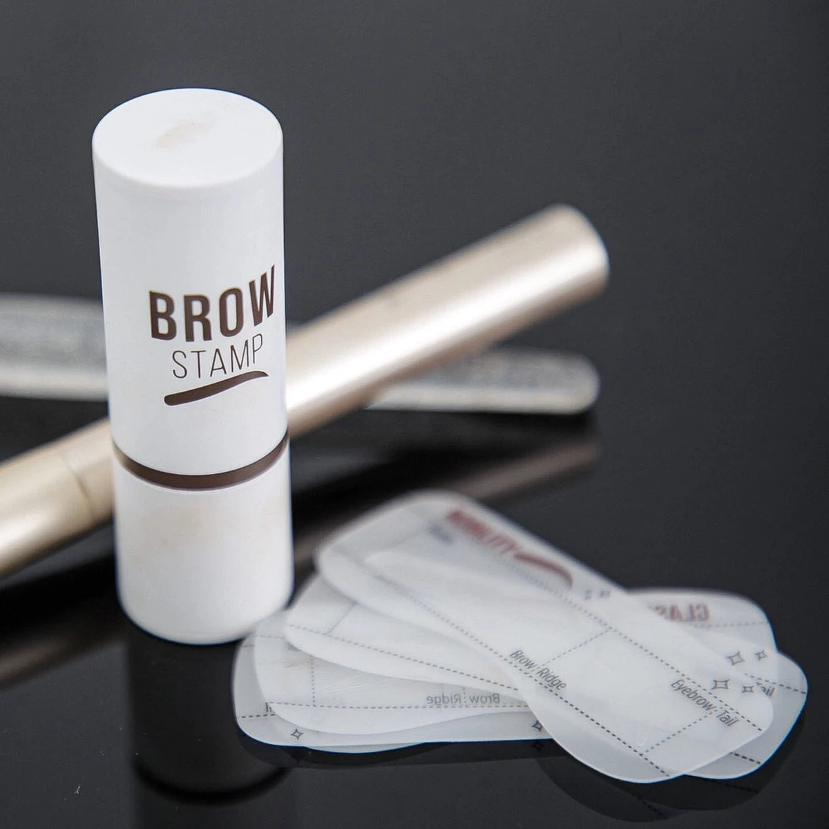 ProductPlanet Premium Wenkbrauw Stempel - Wenkbrauw Sjabloon - Wenkbrauwstempel - Brow Stamp - 10 Sjablonen - Borsteltje - Herbruikbaar - Waterdicht - Cadeau Voor Haar - Zwart 8 ProductPlanet Premium Wenkbrauw Stempel - Wenkbrauw Sjabloon - Wenkbrauwstempel - Brow Stamp - 10 Sjablonen - Borsteltje - Herbruikbaar - Waterdicht - Cadeau Voor Haar - Zwart - Image 6