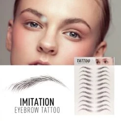 Wenkbrauw Sjabloon - Waterproof - Sjabloon - Stempel - Eyebrow Tattoo Sticker -Modecosmetica Winkel 1200x1200 1943