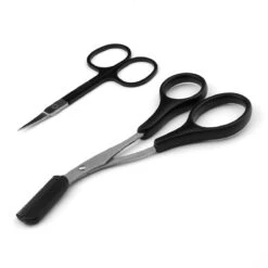 Wenkbrauw Trimmer Set - 8-delig – Met Epileer Pincet, 2x Wenkbrauw Schaartje, 2x Wenkbrauwmesje, Wenkbrauw Borstel, Wenkbrauwpotlood, Spoolie – In Stevige Etui - Zwart -Modecosmetica Winkel 1200x1200 1967