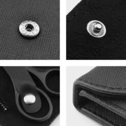 Wenkbrauw Trimmer Set - 8-delig – Met Epileer Pincet, 2x Wenkbrauw Schaartje, 2x Wenkbrauwmesje, Wenkbrauw Borstel, Wenkbrauwpotlood, Spoolie – In Stevige Etui - Zwart -Modecosmetica Winkel 1200x1200 1970