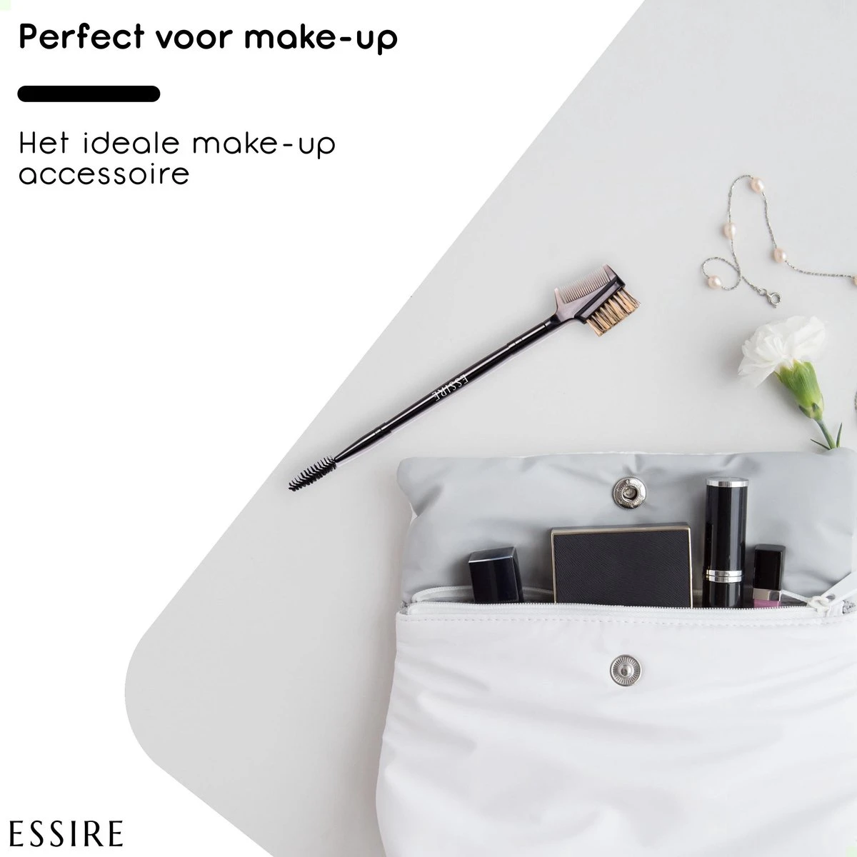 Essire Luxe Wenkbrauw Borstel - Wimperborstel - Wimperkam - 3-in-1 7 Essire Luxe Wenkbrauw Borstel - Wimperborstel - Wimperkam - 3-in-1 - Image 5