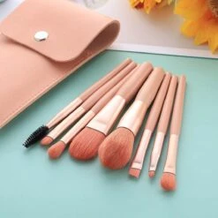 Professionele 8-Delige Make-Up Kwasten Set - Roze - Make-Up Brush Set - Poeder Kwast - Luxe Lederen Opberg Etui - Make Up Reis Etui - Cosmetica -Modecosmetica Winkel 1200x1200 2002