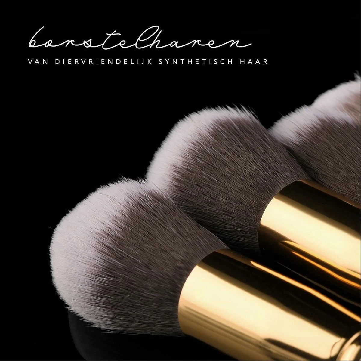 Evvie Contouring Set/ Concealer Palette Met 10-delige Kabuki Kwasten Set 10 Evvie Contouring Set/ Concealer Palette Met 10-delige Kabuki Kwasten Set - Image 8