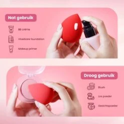 Beauty Blender - Make-up Sponsjes - Spons - 6 Stuks - Zacht & Perfecte Vorm! -Modecosmetica Winkel 1200x1200 2123