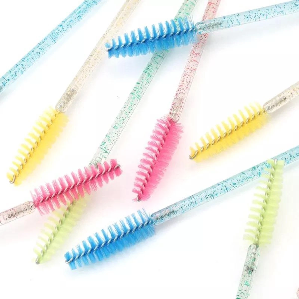 Wegwerp Wimper En Wenkbrauw Borsteltjes - Mascara Borsteltjes - 10 Stuks - Roze 4 Wegwerp Wimper En Wenkbrauw Borsteltjes - Mascara Borsteltjes - 10 Stuks - Roze - Image 2