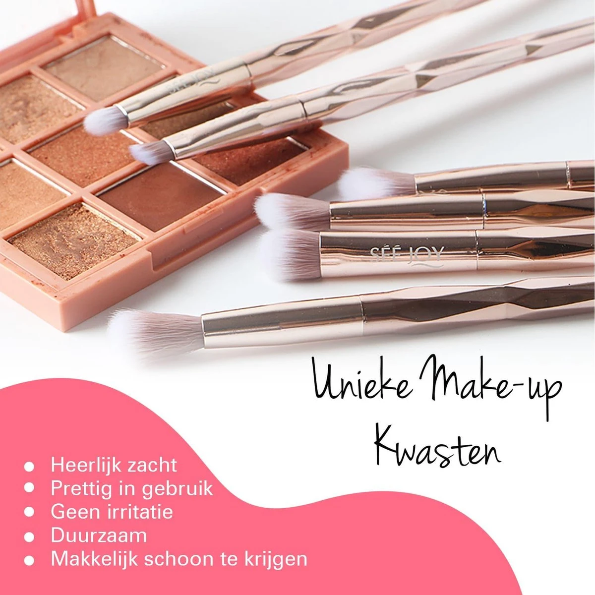 BeauRose Make Up Kwasten Set - Make Up Brush - Oogschaduw - Foundation Kwast - Poeder Kwast - Brush - Make Up - Cosmetica - Kwasten Set – Make Up Tasje - 12 Stuks 4 BeauRose Make Up Kwasten Set - Make Up Brush - Oogschaduw - Foundation Kwast - Poeder Kwast - Brush - Make Up - Cosmetica - Kwasten Set – Make Up Tasje - 12 Stuks - Image 2