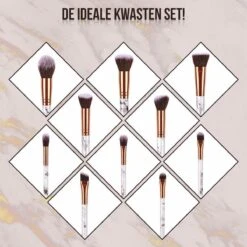 Luxe Make Up Kwasten Set - Make Up Brush - Oogschaduw – Beauty - Foundation Kwast - Poederkwast - Brush - Make Up - Cosmetica - Kwasten Set – Make Up Etui - Make Up Penselen Set – Make Up Set 17 Luxe Make Up Kwasten Set - Make Up Brush - Oogschaduw – Beauty - Foundation Kwast - Poederkwast - Brush - Make Up - Cosmetica - Kwasten Set – Make Up Etui - Make Up Penselen Set – Make Up Set -Modecosmetica Winkel 1200x1200 2190