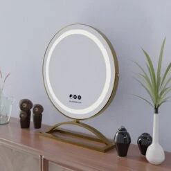 Marbor Make Up Spiegel Met LED Verlichting - Goud - Hollywood Mirror -Modecosmetica Winkel 1200x1200 2254