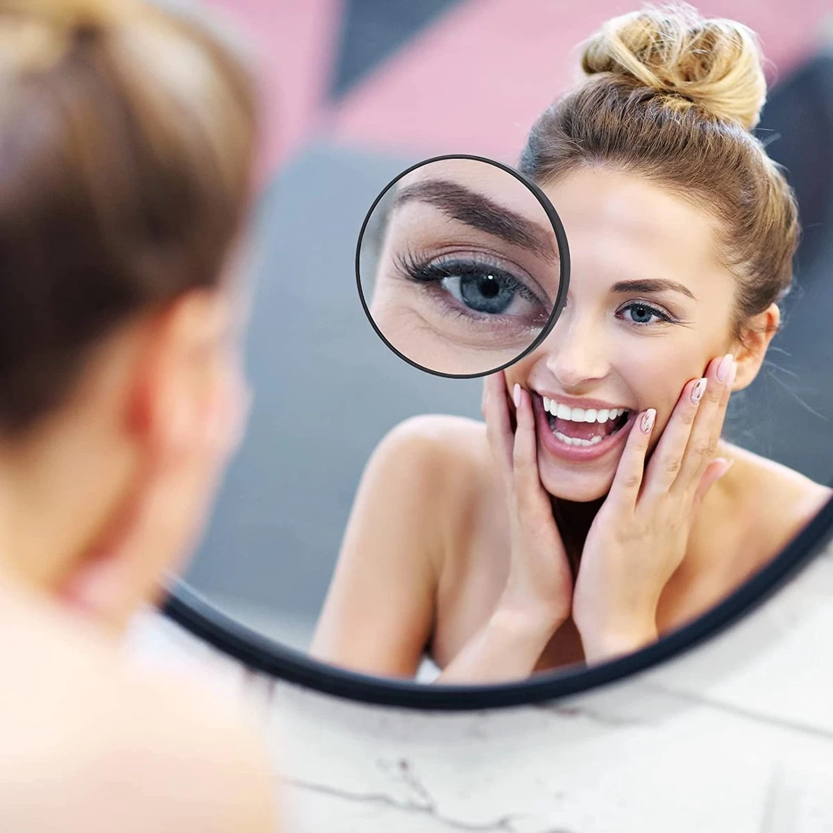 ***Vergroot Spiegel 5x - Badkamer Make-up Spiegel - Zuignappen - Van Heble®*** 4 ***Vergroot Spiegel 5x - Badkamer Make-up Spiegel - Zuignappen - Van Heble®*** - Image 2