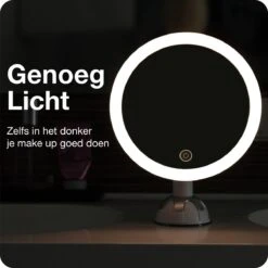 Innovision Make Up Spiegel Met Verlichting En Zuignap - 360° Verstelbaar - 10x Vergroot -Modecosmetica Winkel 1200x1200 2311