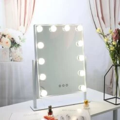 Bright Beauty Vanity Make Up Spiegel Met Verlichting - Wit - Dimbaar Met Drie Lichtstanden -Modecosmetica Winkel 1200x1200 2345