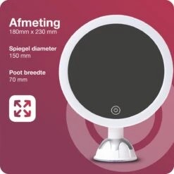 Innovision Make Up Spiegel - Met Verlichting En Zuignap - 360° Verstelbaar - Werkt Op Batterijen En Op Stroom - 5x Vergroot 17 Innovision Make Up Spiegel - Met Verlichting En Zuignap - 360° Verstelbaar - Werkt Op Batterijen En Op Stroom - 5x Vergroot -Modecosmetica Winkel 1200x1200 2350