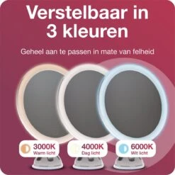 Innovision Make Up Spiegel - Met Verlichting En Zuignap - 360° Verstelbaar - Werkt Op Batterijen En Op Stroom - 5x Vergroot 21 Innovision Make Up Spiegel - Met Verlichting En Zuignap - 360° Verstelbaar - Werkt Op Batterijen En Op Stroom - 5x Vergroot -Modecosmetica Winkel 1200x1200 2353