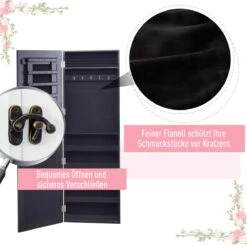 HOMCOM 2-in-1 Sieradenkast Wandspiegel Spiegelkast Sieraden Ladekast Spiegel 833-102WT 21 HOMCOM 2-in-1 Sieradenkast Wandspiegel Spiegelkast Sieraden Ladekast Spiegel 833-102WT -Modecosmetica Winkel 1200x1200 2372