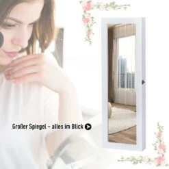 HOMCOM 2-in-1 Sieradenkast Wandspiegel Spiegelkast Sieraden Ladekast Spiegel 833-102WT 23 HOMCOM 2-in-1 Sieradenkast Wandspiegel Spiegelkast Sieraden Ladekast Spiegel 833-102WT -Modecosmetica Winkel 1200x1200 2374