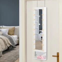 HOMCOM Sieradenkast Met Verlichting 831-326 14 HOMCOM Sieradenkast Met Verlichting 831-326 -Modecosmetica Winkel 1200x1200 2388