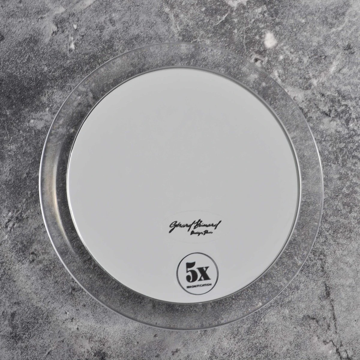 Make-up Spiegel - Zuignapspiegel Acryl Ø14cm Doorsnee 5x Vergroting Gérard Brinard Badkamer Spiegels - 3 Varianten 3 Make-up Spiegel - Zuignapspiegel Acryl Ø14cm Doorsnee 5x Vergroting Gérard Brinard Badkamer Spiegels - 3 Varianten