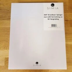 360° Draaibaar LED Scheerspiegel Met 5X Vergroting - 3 Lichtstanden - Dimstanden - Badkamerspiegel Met Natuurlijk Licht - Make-up Spiegel - Draadloos - Werkt Op Batterijen -Modecosmetica Winkel 1200x1200 2413