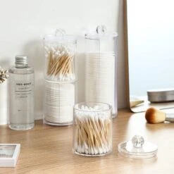 Without Lemon - Wattenstaafjes En Wattenschijfjes Houder - Dubbel Transparant Opberghouder - Opbergdoosje - Makeup Organizer - Zonder Zijopening - Met Deksel - Stapelbaar 9 Without Lemon - Wattenstaafjes En Wattenschijfjes Houder - Dubbel Transparant Opberghouder - Opbergdoosje - Makeup Organizer - Zonder Zijopening - Met Deksel - Stapelbaar -Modecosmetica Winkel 1200x1200 2434