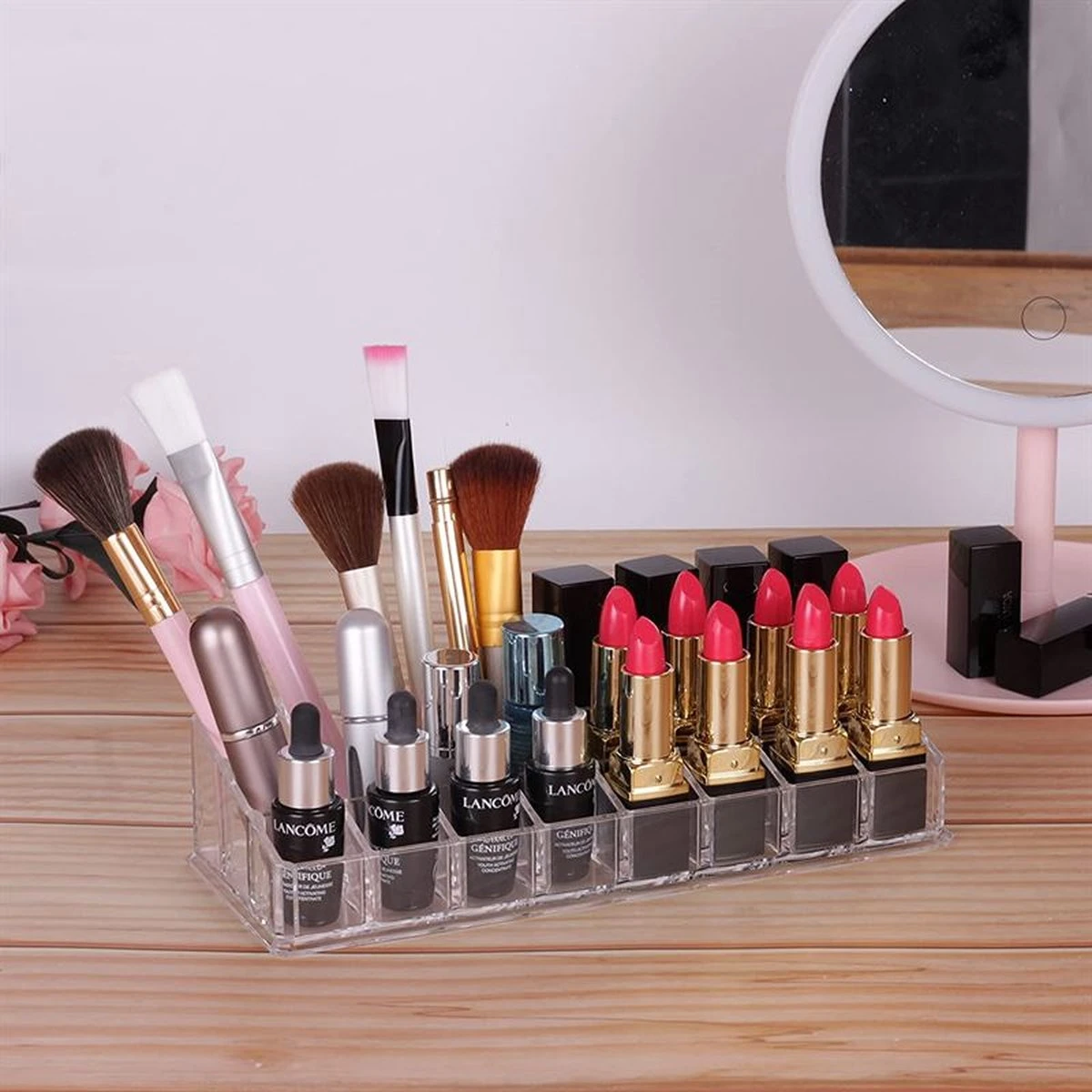 UNIQ Make-up Organizer 24 Vakken (U302) - Lippenstift Organizer - Nagellak - Make-up Kwasten - Transparant 6 UNIQ Make-up Organizer 24 Vakken (U302) - Lippenstift Organizer - Nagellak - Make-up Kwasten - Transparant - Image 4