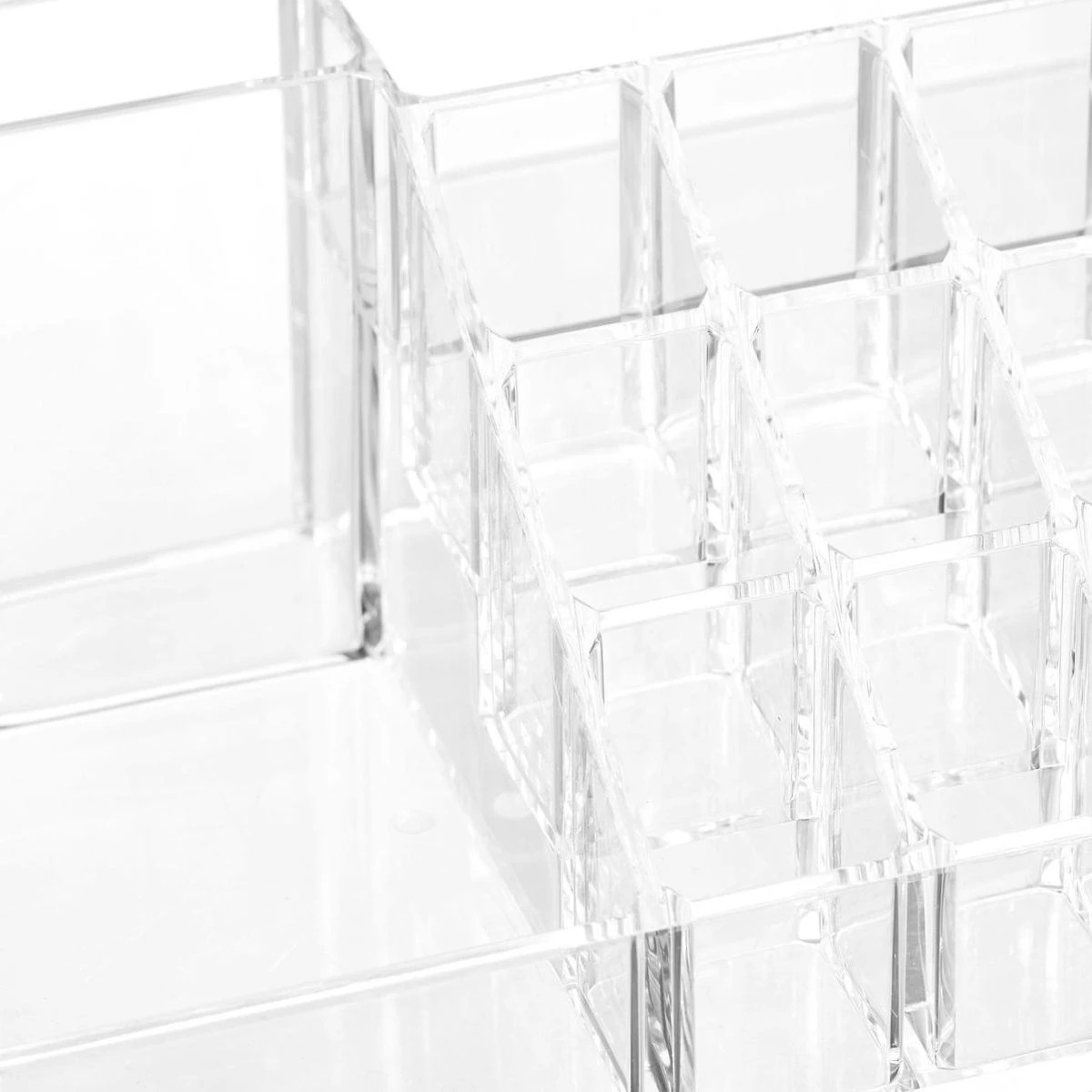 Relaxdays Make-up Organizer - Tweedelig - Cosmetica Opbergdoos - Transparant 13 Relaxdays Make-up Organizer - Tweedelig - Cosmetica Opbergdoos - Transparant - Image 11