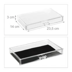 Relaxdays Make-up Organizer Klein - Stapelbaar - Sieradendoosje - Cosmetica - Opbergbox - Doorzichtig 28 Relaxdays Make-up Organizer Klein - Stapelbaar - Sieradendoosje - Cosmetica - Opbergbox - Doorzichtig -Modecosmetica Winkel 1200x1200 2516