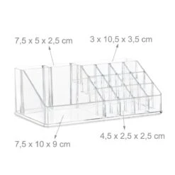 Relaxdays Make-up Organizer Klein - Stapelbaar - Sieradendoosje - Cosmetica - Opbergbox - Doorzichtig 30 Relaxdays Make-up Organizer Klein - Stapelbaar - Sieradendoosje - Cosmetica - Opbergbox - Doorzichtig -Modecosmetica Winkel 1200x1200 2517