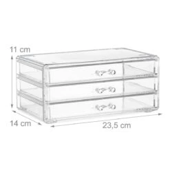 Relaxdays Make-up Organizer Klein - Stapelbaar - Sieradendoosje - Cosmetica - Opbergbox - Doorzichtig 31 Relaxdays Make-up Organizer Klein - Stapelbaar - Sieradendoosje - Cosmetica - Opbergbox - Doorzichtig -Modecosmetica Winkel 1200x1200 2518