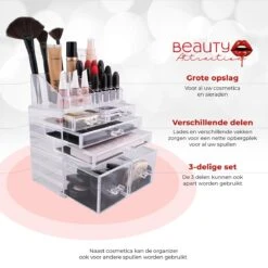 Beauty Attraction Make Up Organizer – Opbergdoos – Nagellak – Organizer 22 X 2,12 X 5,8 CM – 24 X 15 X 11 CM – Transparant 17 Beauty Attraction Make Up Organizer – Opbergdoos – Nagellak – Organizer 22 X 2,12 X 5,8 CM – 24 X 15 X 11 CM – Transparant -Modecosmetica Winkel 1200x1200 2533