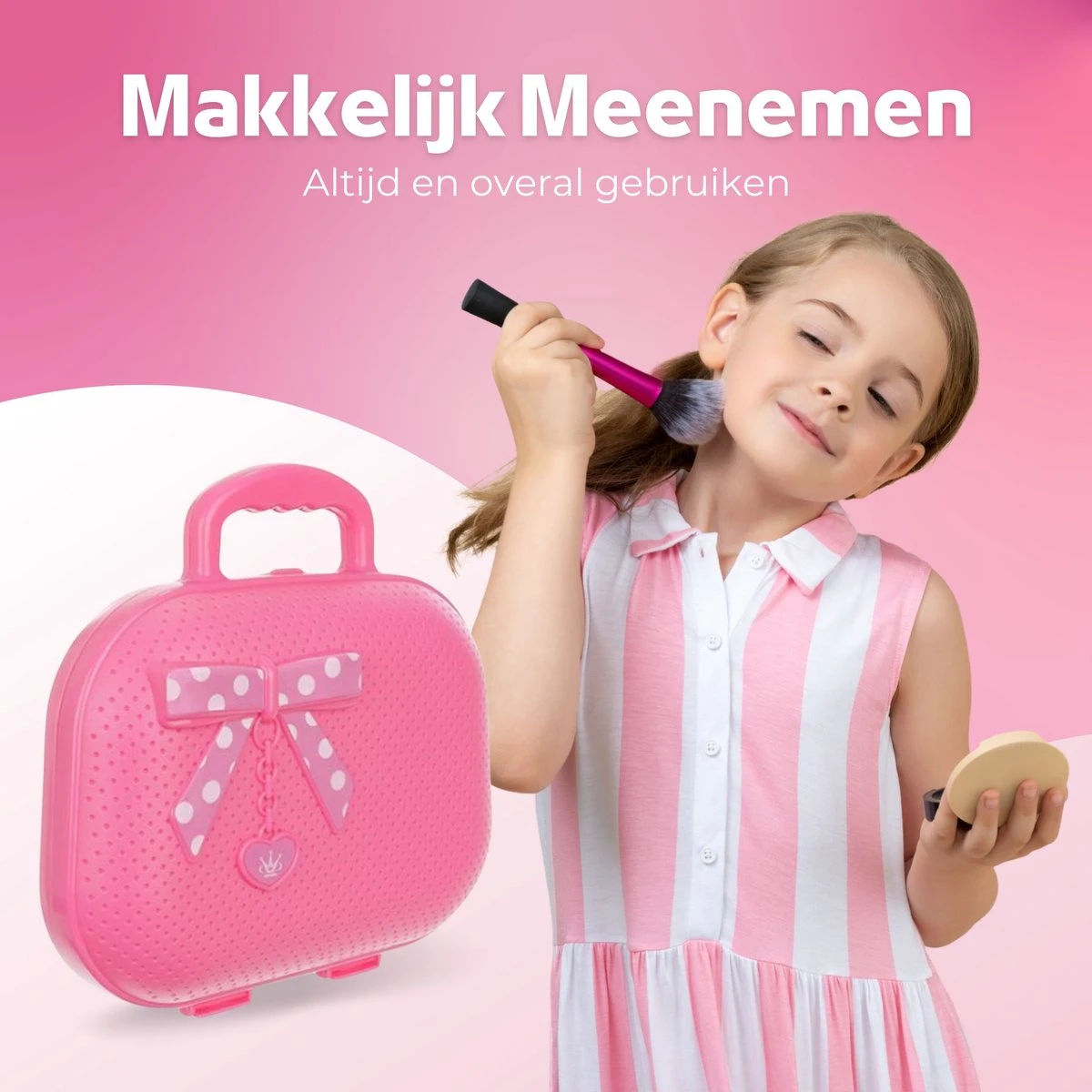Make Up Koffer 25 Delig - Roze - Make Up Koffer Met Inhoud - Make Up Koffer Meisjes - Make Up Koffer Kinderen - Make Up Set Voor Meisjes 8 Make Up Koffer 25 Delig - Roze - Make Up Koffer Met Inhoud - Make Up Koffer Meisjes - Make Up Koffer Kinderen - Make Up Set Voor Meisjes - Image 6