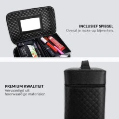 Confibel Make Up Koffer - Uitklapbaar - 5 Opbergbakken - Met Spiegel - Zwart 21 Confibel Make Up Koffer - Uitklapbaar - 5 Opbergbakken - Met Spiegel - Zwart -Modecosmetica Winkel 1200x1200 2604