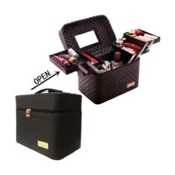 Confibel Make Up Koffer - Uitklapbaar - 5 Opbergbakken - Met Spiegel - Zwart 23 Confibel Make Up Koffer - Uitklapbaar - 5 Opbergbakken - Met Spiegel - Zwart -Modecosmetica Winkel 1200x1200 2605