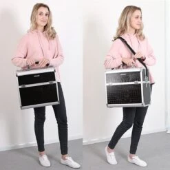 A.T. Shop Cosmeticakoffer, Make-up Koffer, Beauty Case, Bewaren Van Make-up, Nagellak. Zwart 19 A.T. Shop Cosmeticakoffer, Make-up Koffer, Beauty Case, Bewaren Van Make-up, Nagellak. Zwart -Modecosmetica Winkel 1200x1200 2633