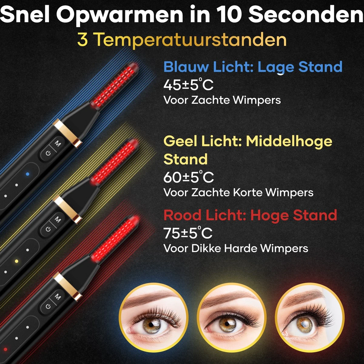 MoreWomen® Elektrische Wimperkruller - Wimperkruller - Verwarmd - Wimper Lift - Incl. Wimperborstel 4 MoreWomen® Elektrische Wimperkruller - Wimperkruller - Verwarmd - Wimper Lift - Incl. Wimperborstel - Image 2