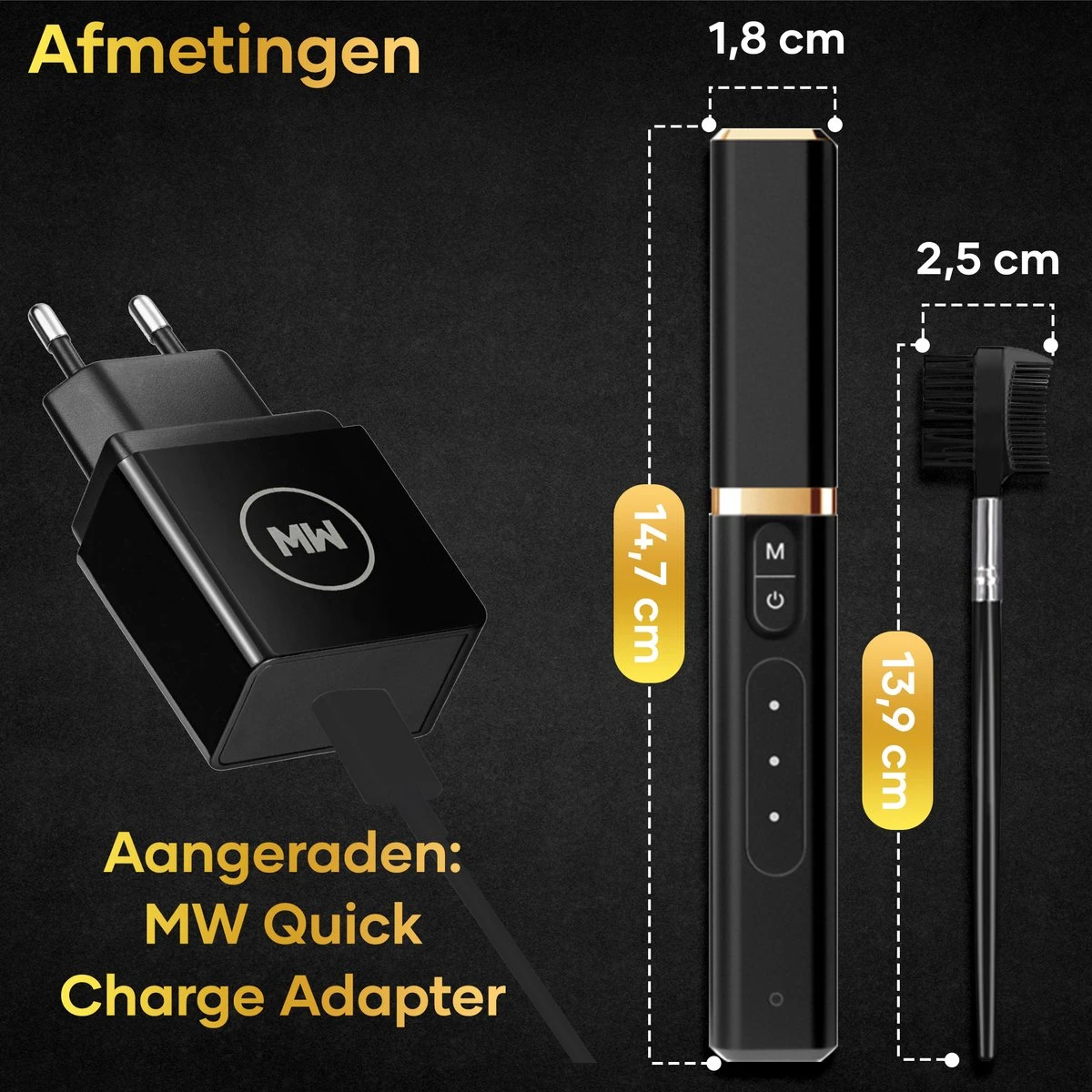 MoreWomen® Elektrische Wimperkruller - Wimperkruller - Verwarmd - Wimper Lift - Incl. Wimperborstel 9 MoreWomen® Elektrische Wimperkruller - Wimperkruller - Verwarmd - Wimper Lift - Incl. Wimperborstel - Image 7