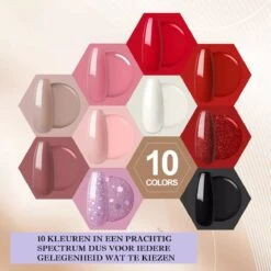 Royala D6 Gellak - Gellak Starterspakket 10 Kleuren - Gellak - Gellak Set - UV LED Lamp 36W - Manicure - Nagellak - Nail Art - 10 Kleuren Gel Polish - Nagellakset - Gellakset 24 Royala D6 Gellak - Gellak Starterspakket 10 Kleuren - Gellak - Gellak Set - UV LED Lamp 36W - Manicure - Nagellak - Nail Art - 10 Kleuren Gel Polish - Nagellakset - Gellakset -Modecosmetica Winkel 1200x1200 267