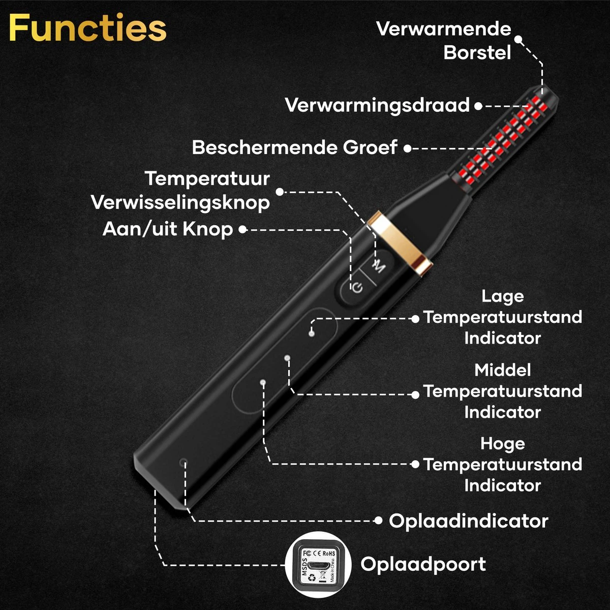 MoreWomen® Elektrische Wimperkruller - Wimperkruller - Verwarmd - Wimper Lift - Incl. Wimperborstel 11 MoreWomen® Elektrische Wimperkruller - Wimperkruller - Verwarmd - Wimper Lift - Incl. Wimperborstel - Image 9
