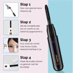 3-Delige Elektrische Wimperkruller Set – Incl. Wimperserum & Wimperborstel – Wimperlifting Set – Lash Lift – Lange, Gekrulde En Volle Wimpers – Eyelash Curler 13 3-Delige Elektrische Wimperkruller Set – Incl. Wimperserum & Wimperborstel – Wimperlifting Set – Lash Lift – Lange, Gekrulde En Volle Wimpers – Eyelash Curler -Modecosmetica Winkel 1200x1200 2679