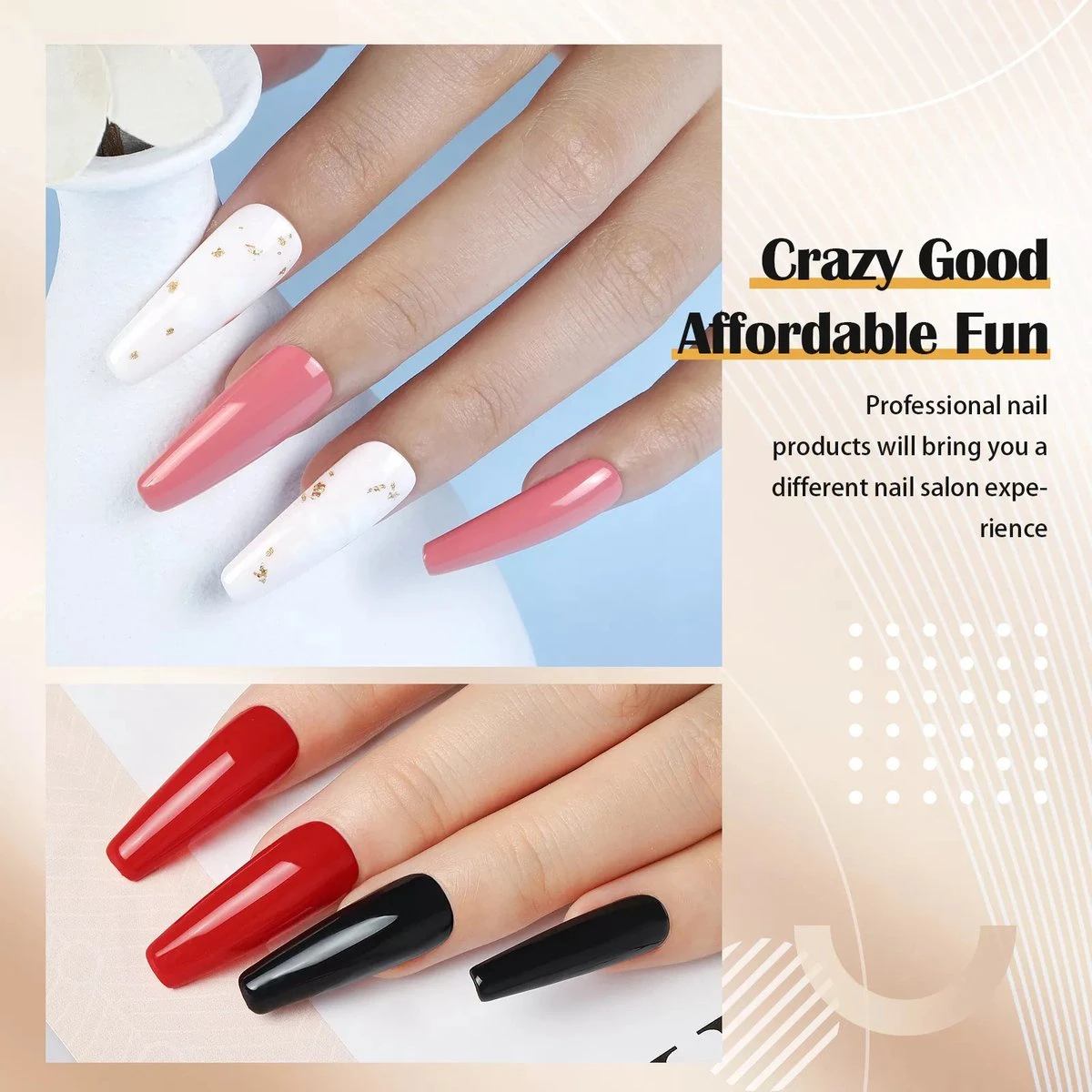 Royala D6 Gellak - Gellak Starterspakket 10 Kleuren - Gellak - Gellak Set - UV LED Lamp 36W - Manicure - Nagellak - Nail Art - 10 Kleuren Gel Polish - Nagellakset - Gellakset 10 Royala D6 Gellak - Gellak Starterspakket 10 Kleuren - Gellak - Gellak Set - UV LED Lamp 36W - Manicure - Nagellak - Nail Art - 10 Kleuren Gel Polish - Nagellakset - Gellakset - Image 8