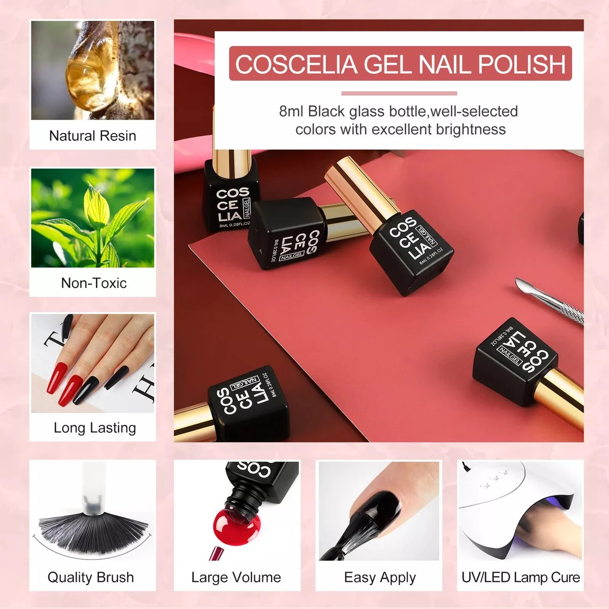 Royala D6 Gellak - Gellak Starterspakket 10 Kleuren - Gellak - Gellak Set - UV LED Lamp 36W - Manicure - Nagellak - Nail Art - 10 Kleuren Gel Polish - Nagellakset - Gellakset 20 Royala D6 Gellak - Gellak Starterspakket 10 Kleuren - Gellak - Gellak Set - UV LED Lamp 36W - Manicure - Nagellak - Nail Art - 10 Kleuren Gel Polish - Nagellakset - Gellakset - Image 18