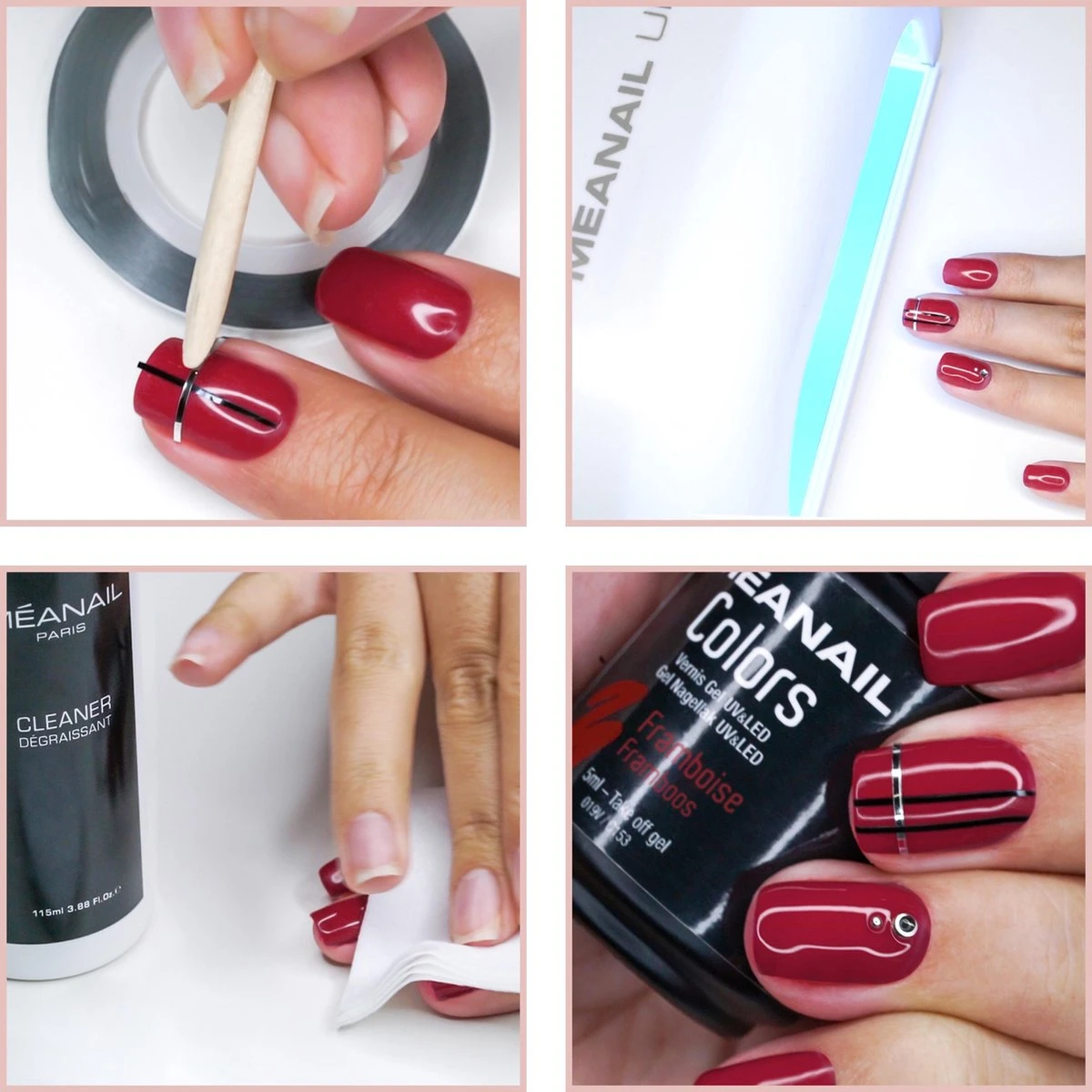 Gellak - MEANAIL® KIT Deluxe - Led Lamp 48 Watt - 3 Kleuren Gelnagellak 4 Gellak - MEANAIL® KIT Deluxe - Led Lamp 48 Watt - 3 Kleuren Gelnagellak - Image 2