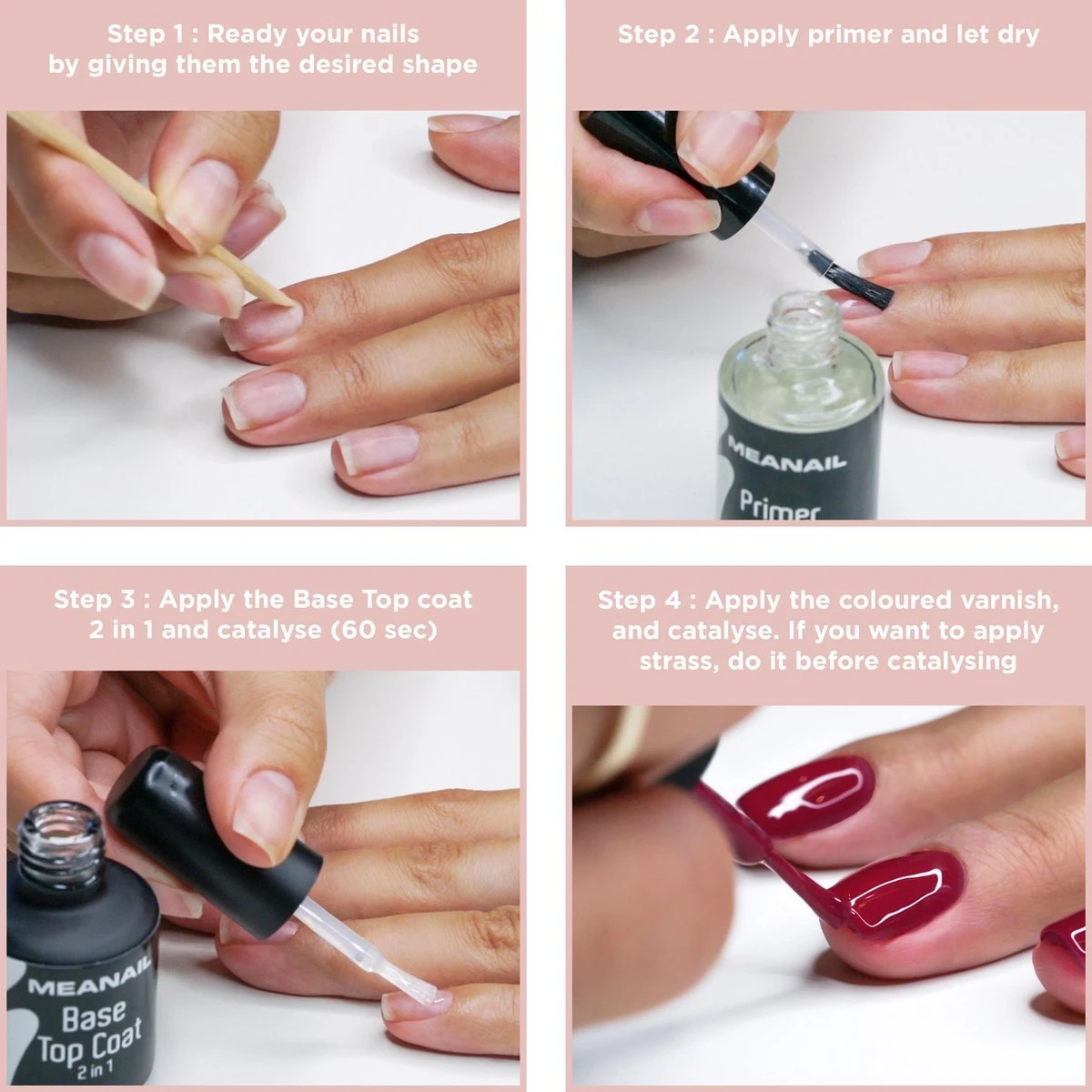 Gellak - MEANAIL® KIT Deluxe - Led Lamp 48 Watt - 3 Kleuren Gelnagellak 5 Gellak - MEANAIL® KIT Deluxe - Led Lamp 48 Watt - 3 Kleuren Gelnagellak - Image 3